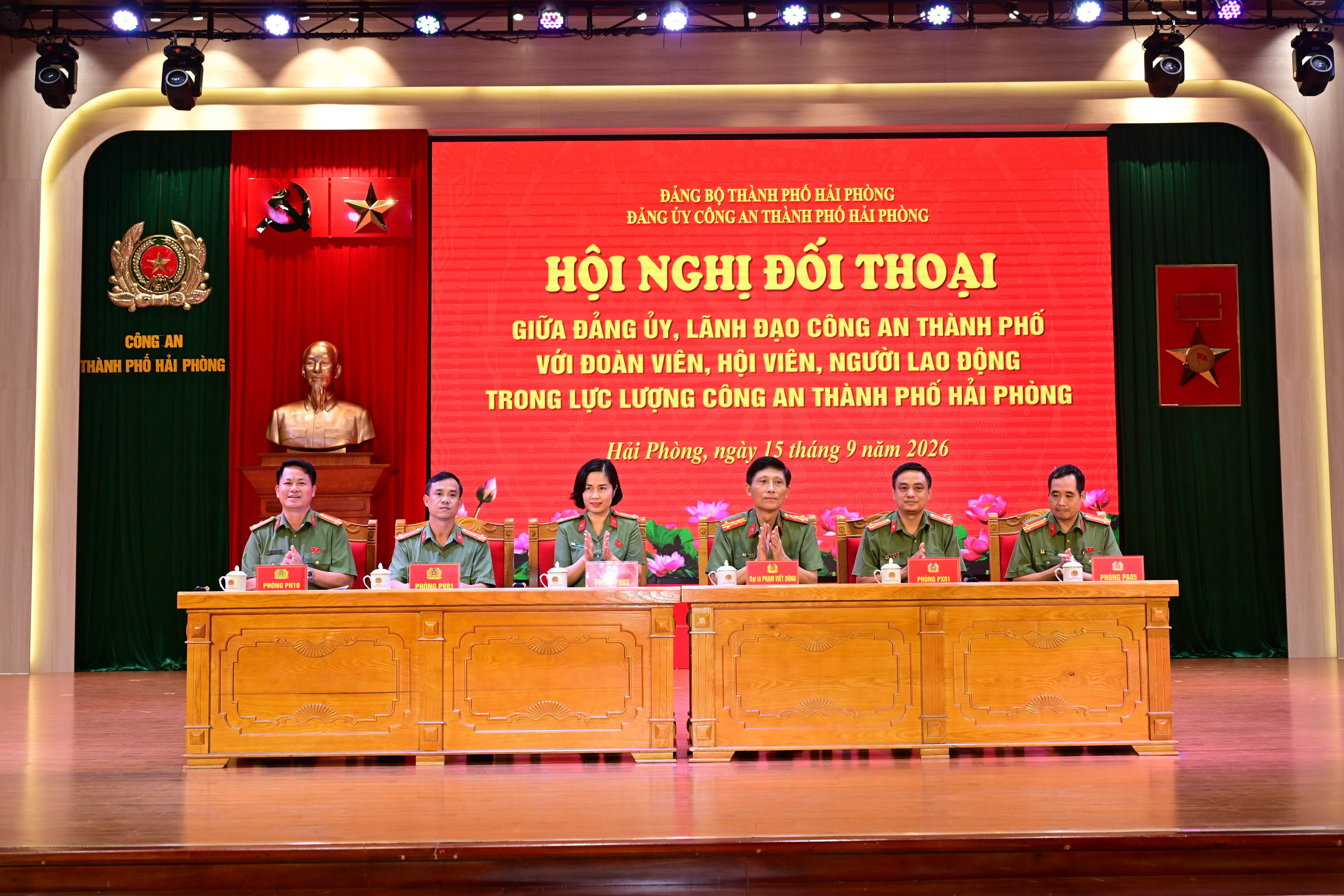 Đảng uỷ Công an TP Hải Phòng: Đối thoại cởi mở, lắng nghe tâm tư của đoàn viên, hội viên và người lao động